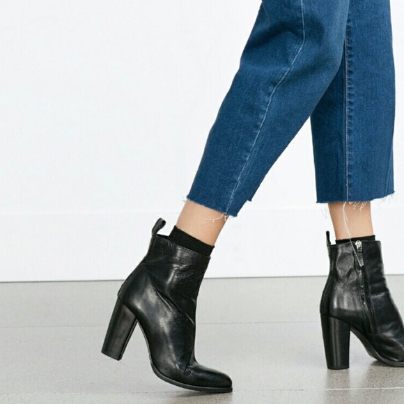Zara Shoes - Zara Leather Boots